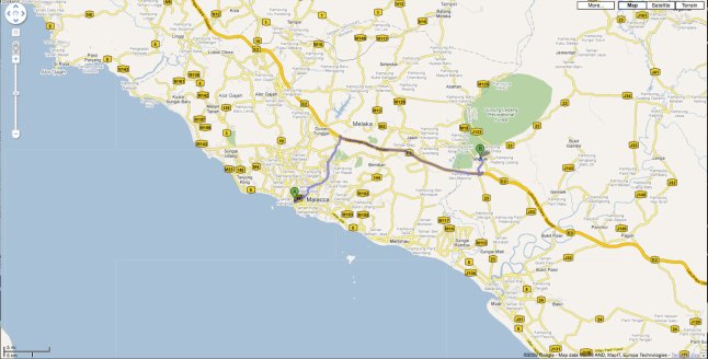 Tranquearah, Malacca to Tangkak, Johor