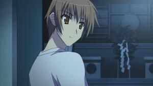 Yuuri preparing the wedding shrine