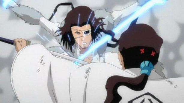 Kyouraku showing his stripes