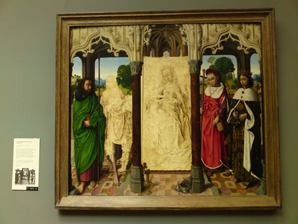 Virgin and Child with Saints - Ghent Painter