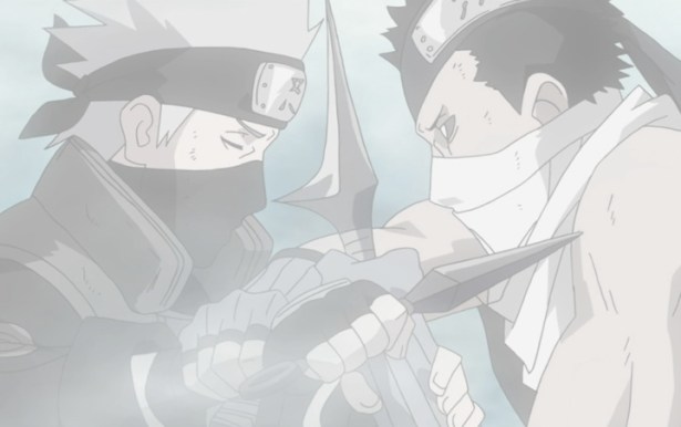 Kakashi vs Zabuza final battle