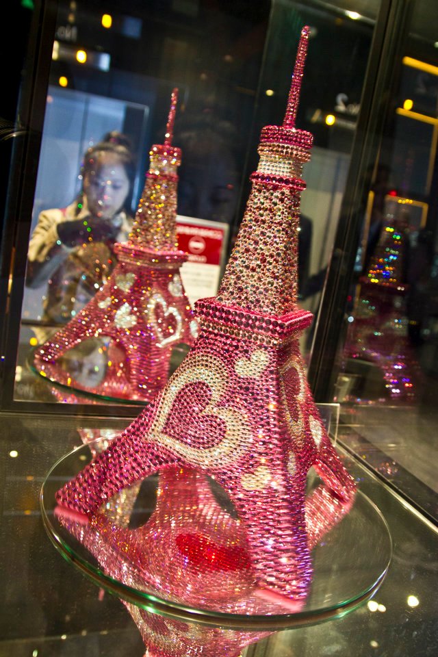 Bedazzled mini Tokyo Tower in the Tower